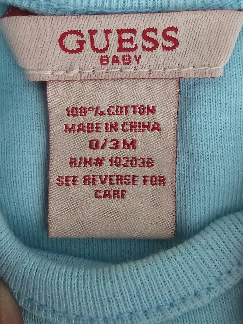 Guess Girls Blue and Green Ombre Set